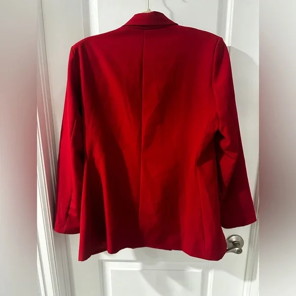 BOOHOO JERSEY KNIT DOUBLE BREASTED BLAZER - Picture 8 of 8